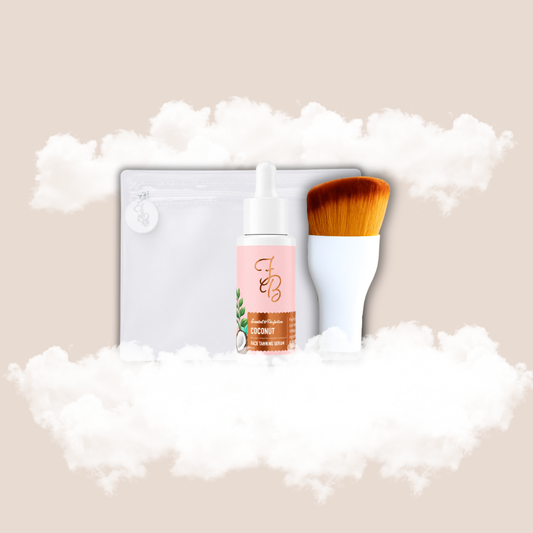 Face Bake™ Face Tanning Bundle RRP £28 | Face Tan Serum & Blending Brush