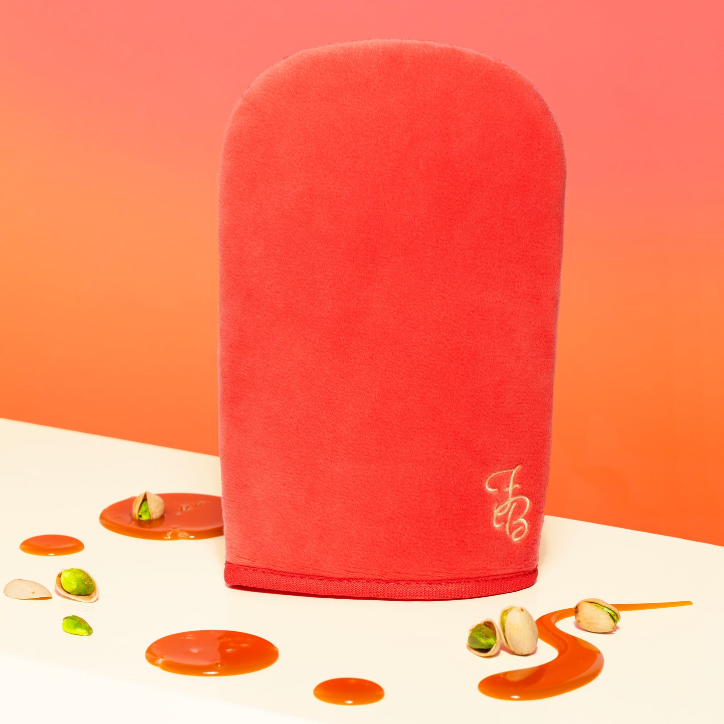 Carnival Double Sided Velvet Self Tanning Mitt + Storage Bag