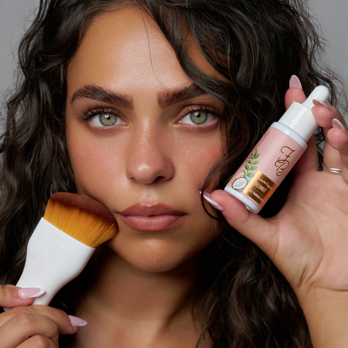 Face Bake™ Face Tanning Bundle RRP £28 | Face Tan Serum & Blending Brush