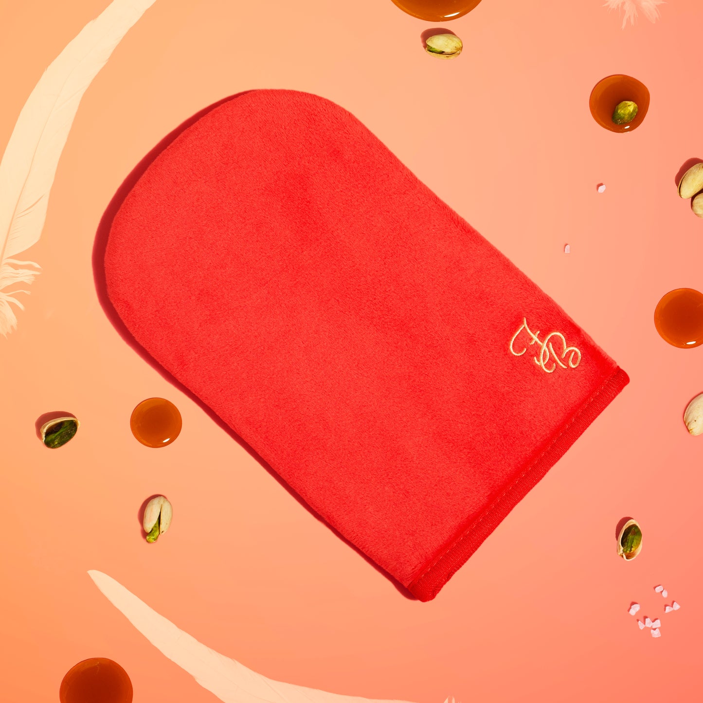 Carnival Double Sided Velvet Self Tanning Mitt + Storage Bag