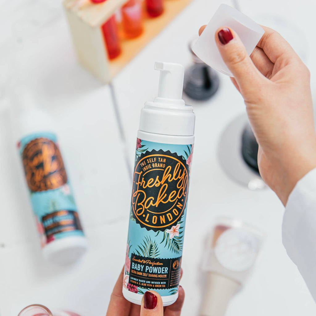 Ultra Dark Baby Powder Scented Self Tan Mousse